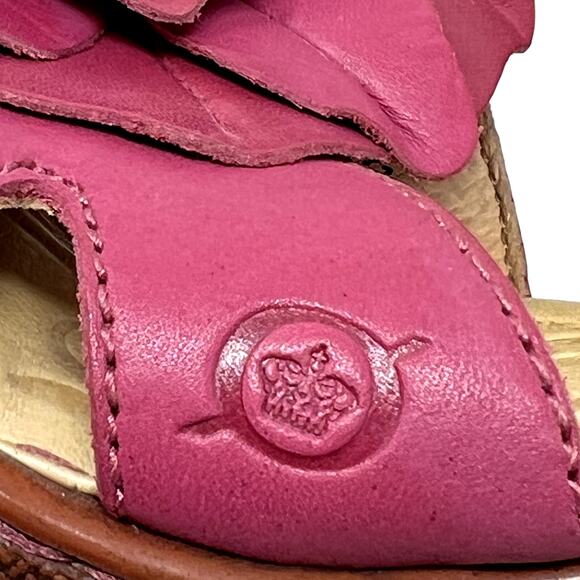 Born Pink Wedge Sandals - Picture 8 of 12